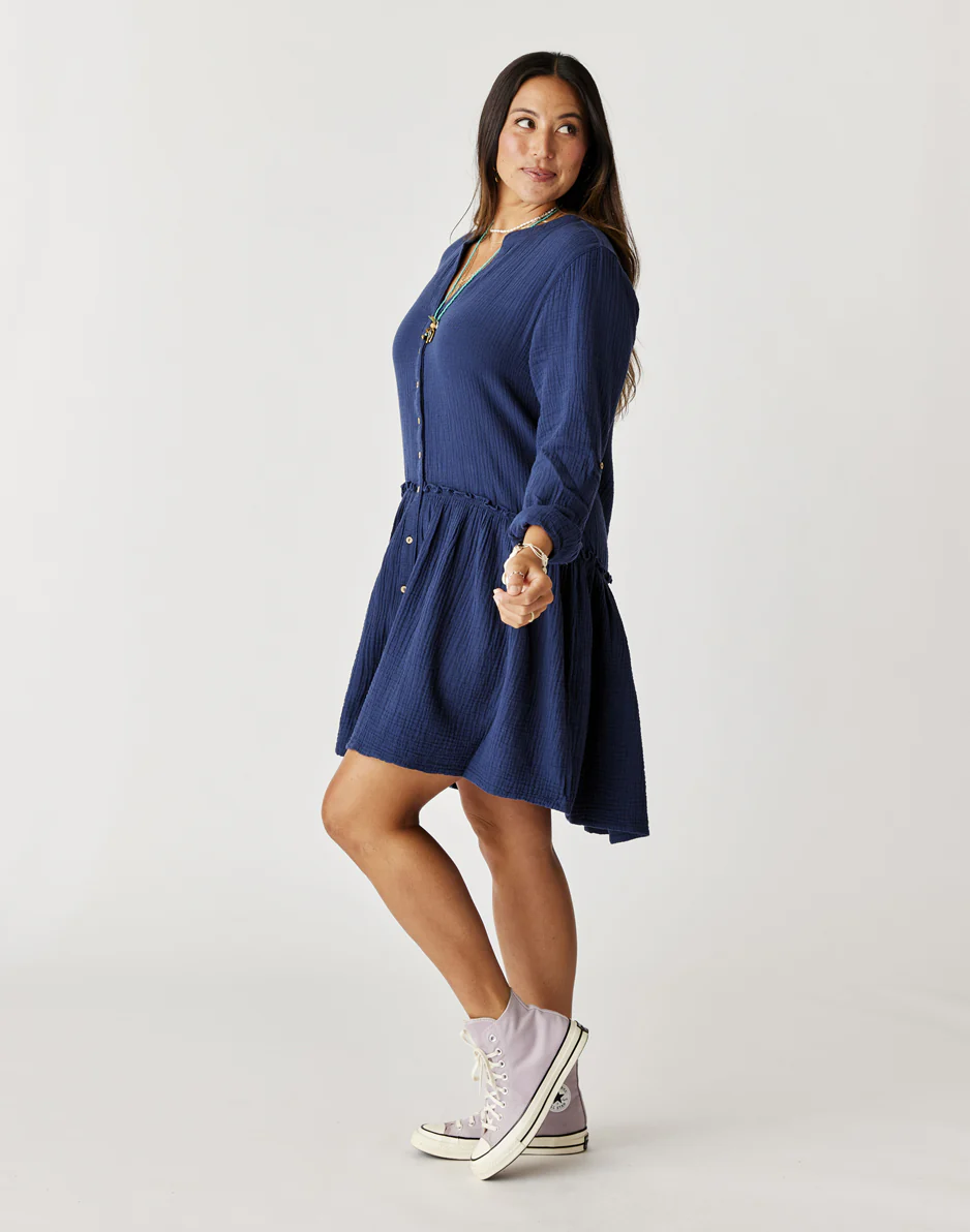 Blair Dress: Navy - Image 5