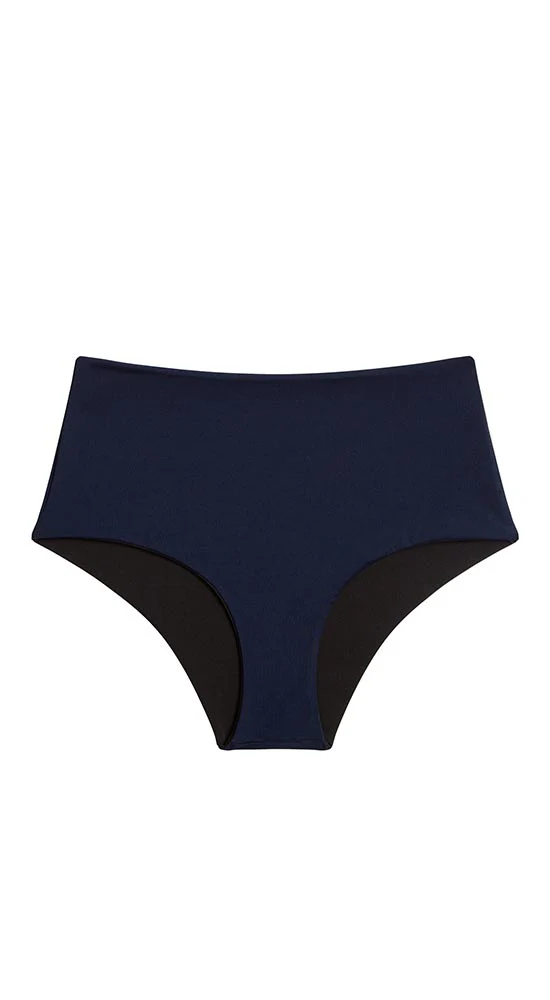 Erin Reversible Bottom: Black/Navy - Image 5