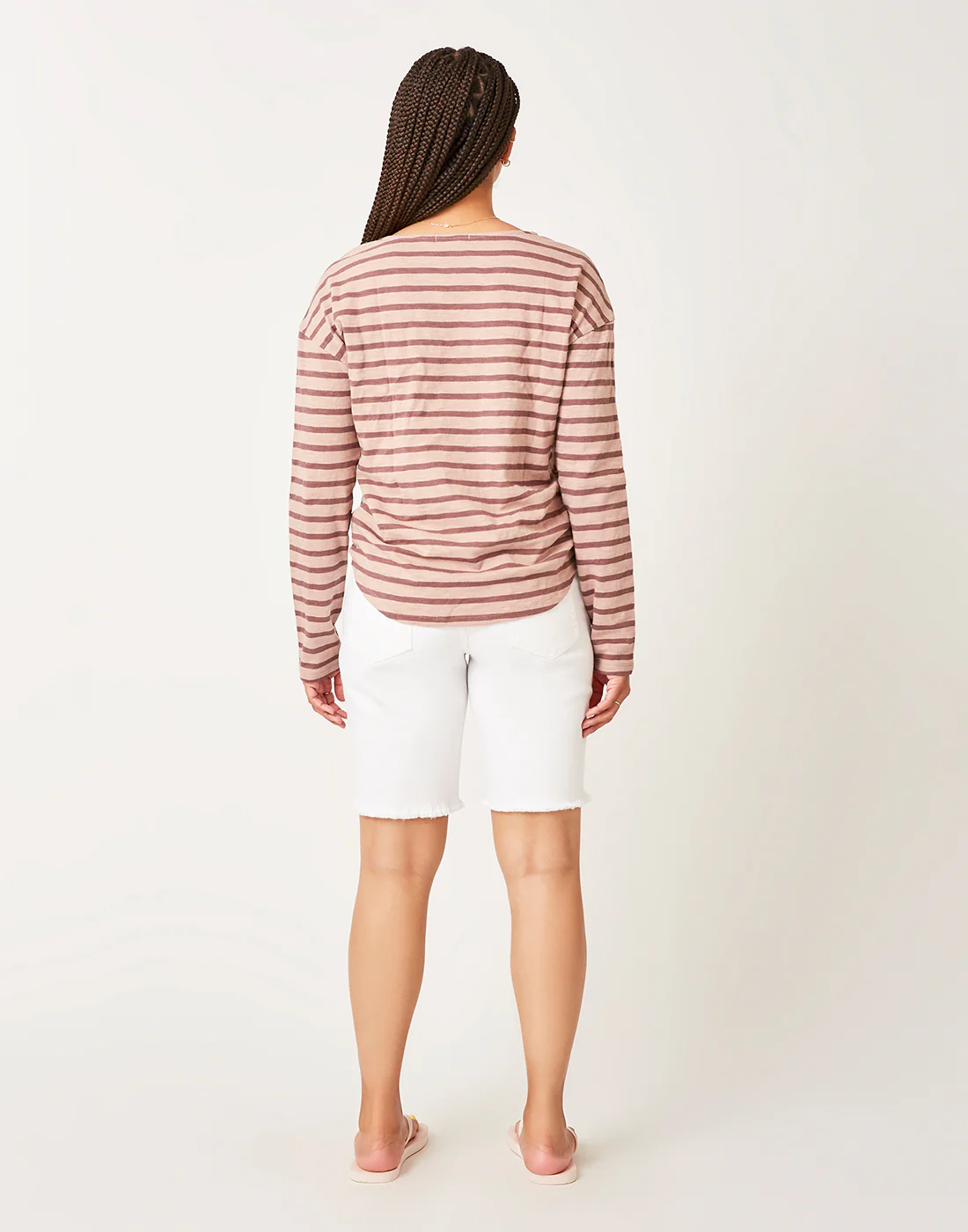 Maui Hi Rise 10" Short: White - Image 3