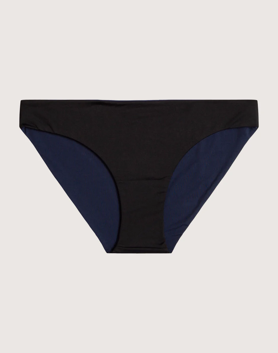 St. Barth Reversible Bottom: Black/Navy - Image 6