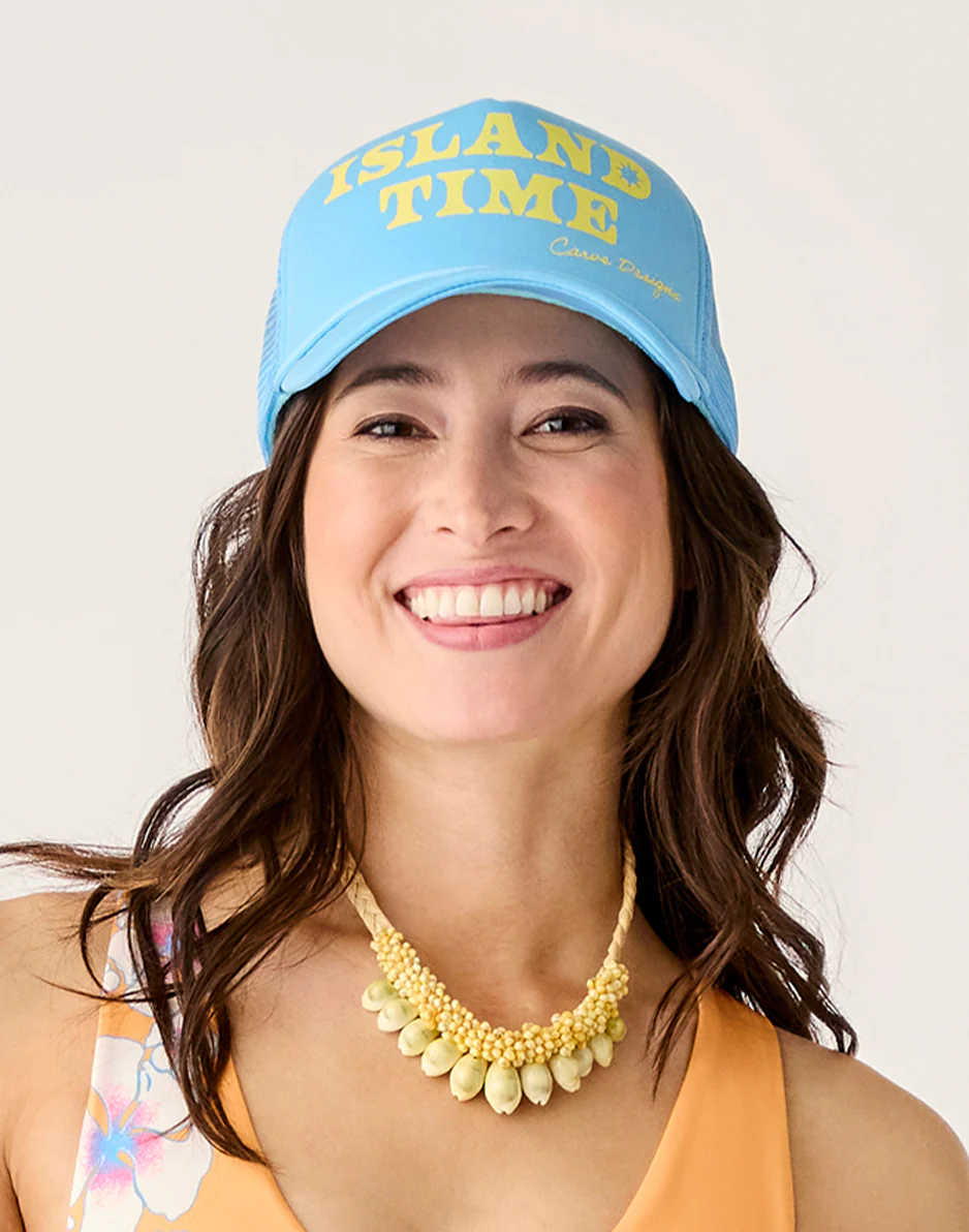 Trucker Hat: Lagoon Blue - Image 3