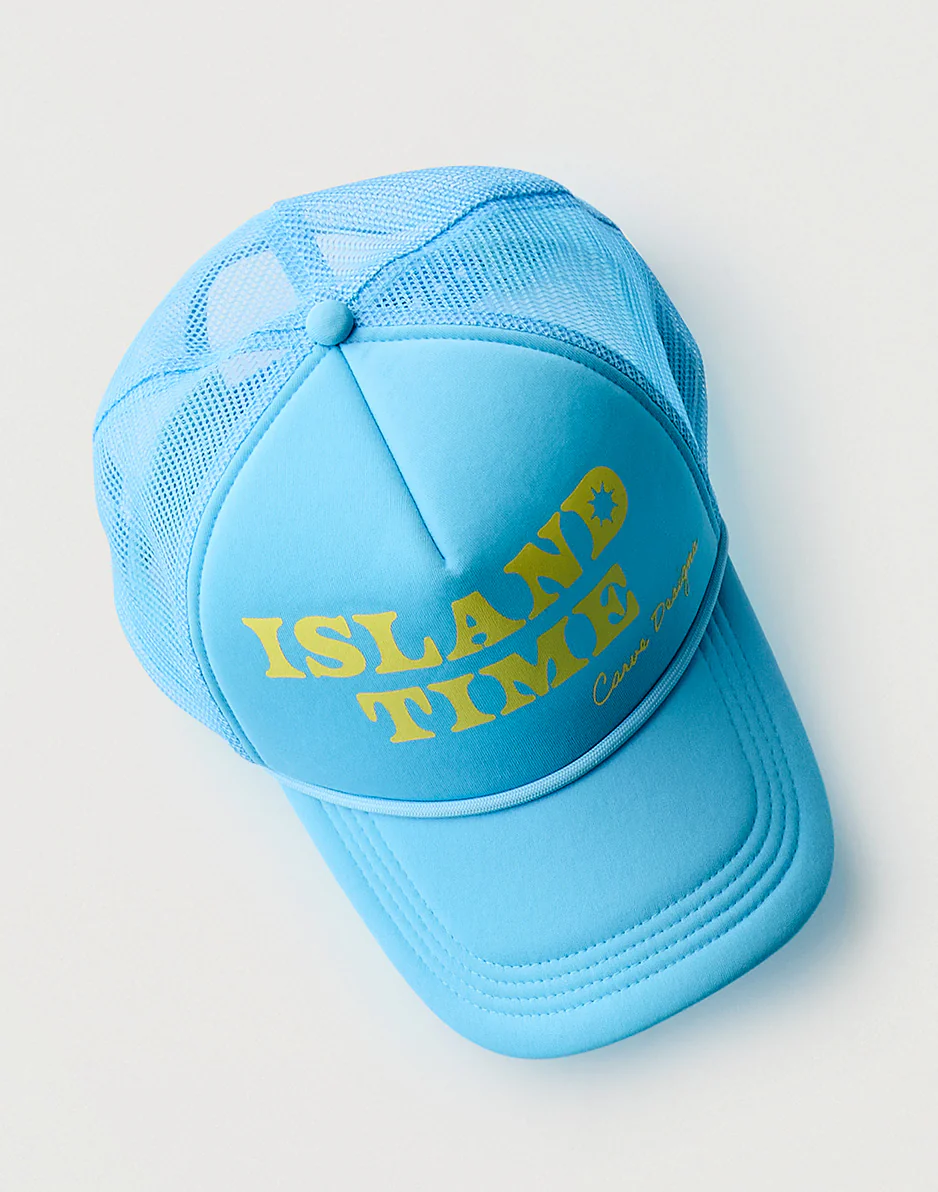 Trucker Hat: Lagoon Blue - Image 4